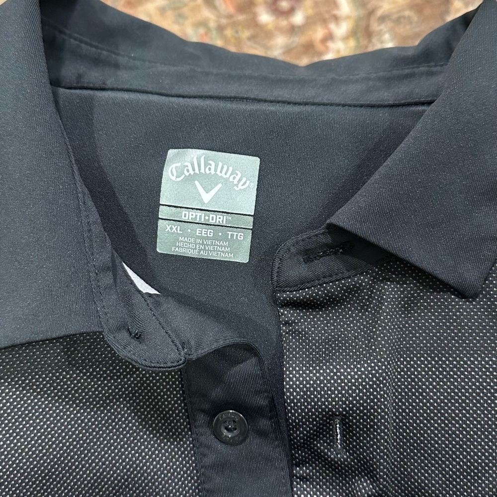 Callaway Black Polo Shirt